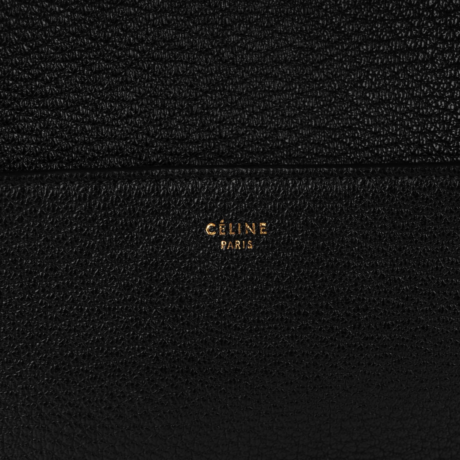 Celine Goatskin Sangle Bucket Bag Black 5 of 7