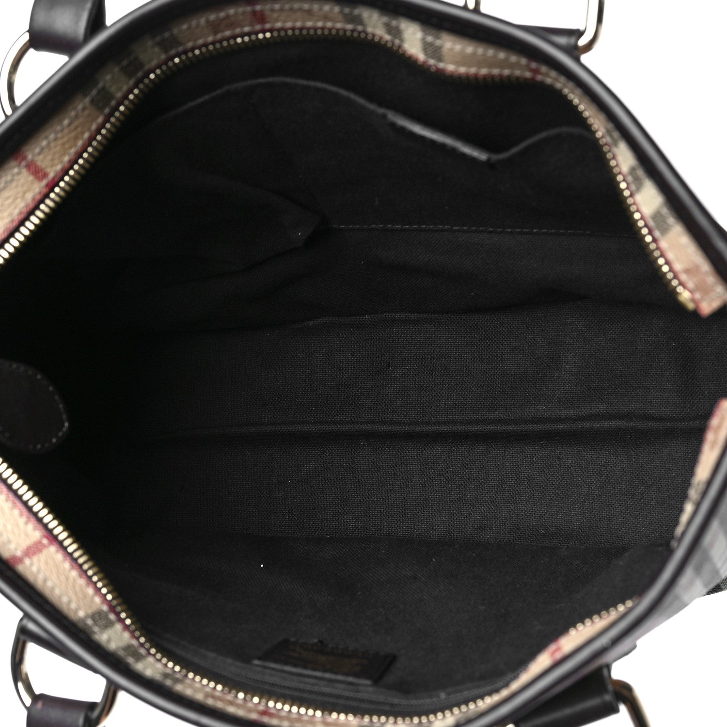 Burberry Haymarket Check Medium Regent Tote Chocolate 5 of 9