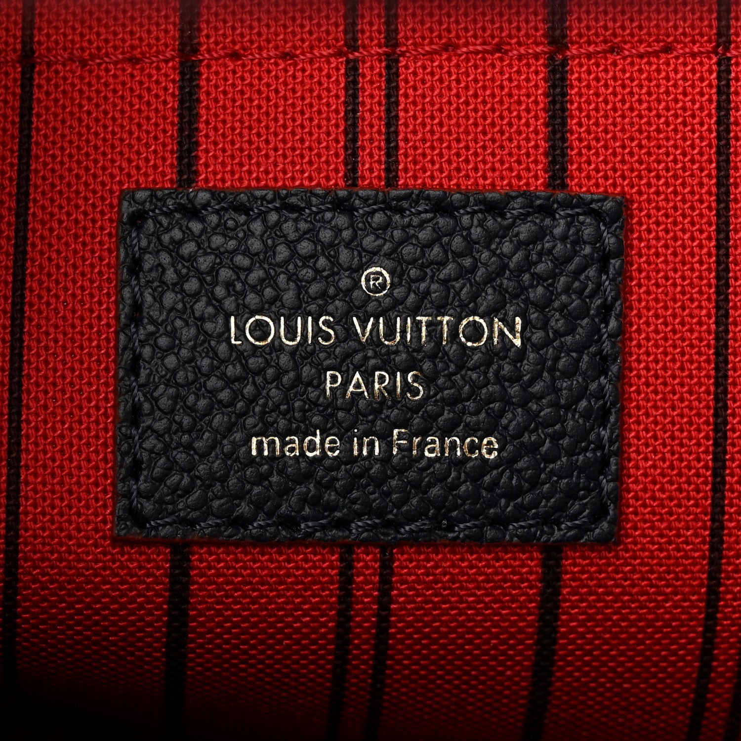 Louis Vuitton Empreinte Montaigne GM Marine Rouge 6 of 10