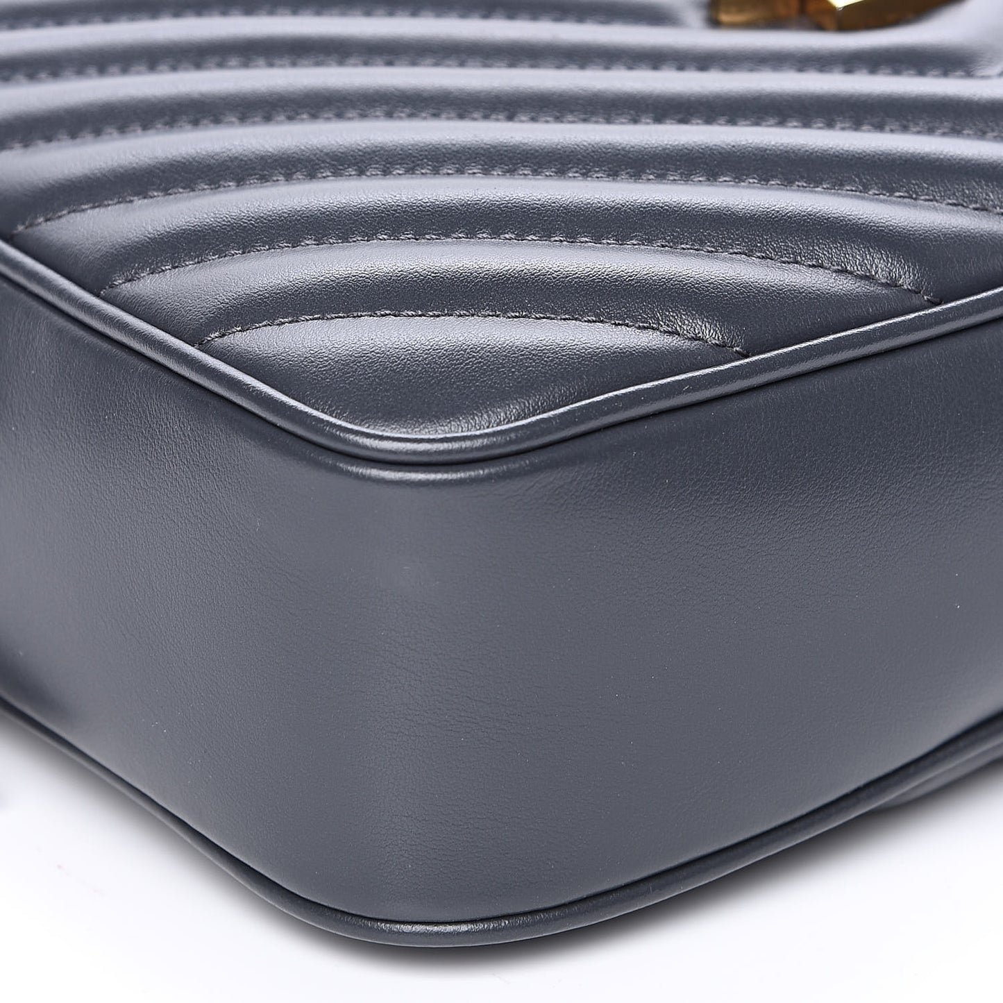 Calfskin Matelasse Monogram Lou Camera Bag Dark Smog