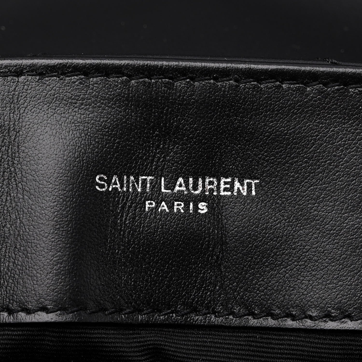 Saint Laurent Calfskin Y Quilted Monogram Medium Loulou Chain Satchel Black 7 of 11