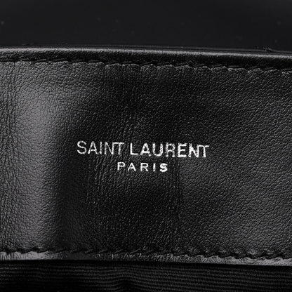 Saint Laurent Calfskin Y Quilted Monogram Medium Loulou Chain Satchel Black 7 of 11
