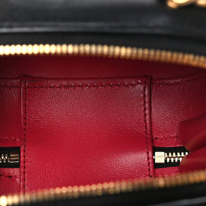 Chanel Lambskin Quilted CC Bubble Vanity Case With Chain Black 4 of 10
