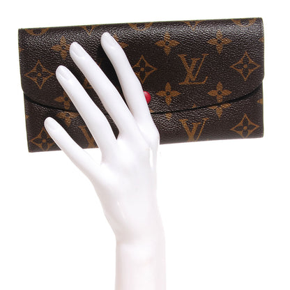 Louis Vuitton Monogram Emilie Wallet Red 2 of 8