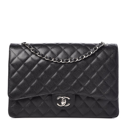 Chanel Caviar Quilted Maxi Double Flap Black 1 of 9