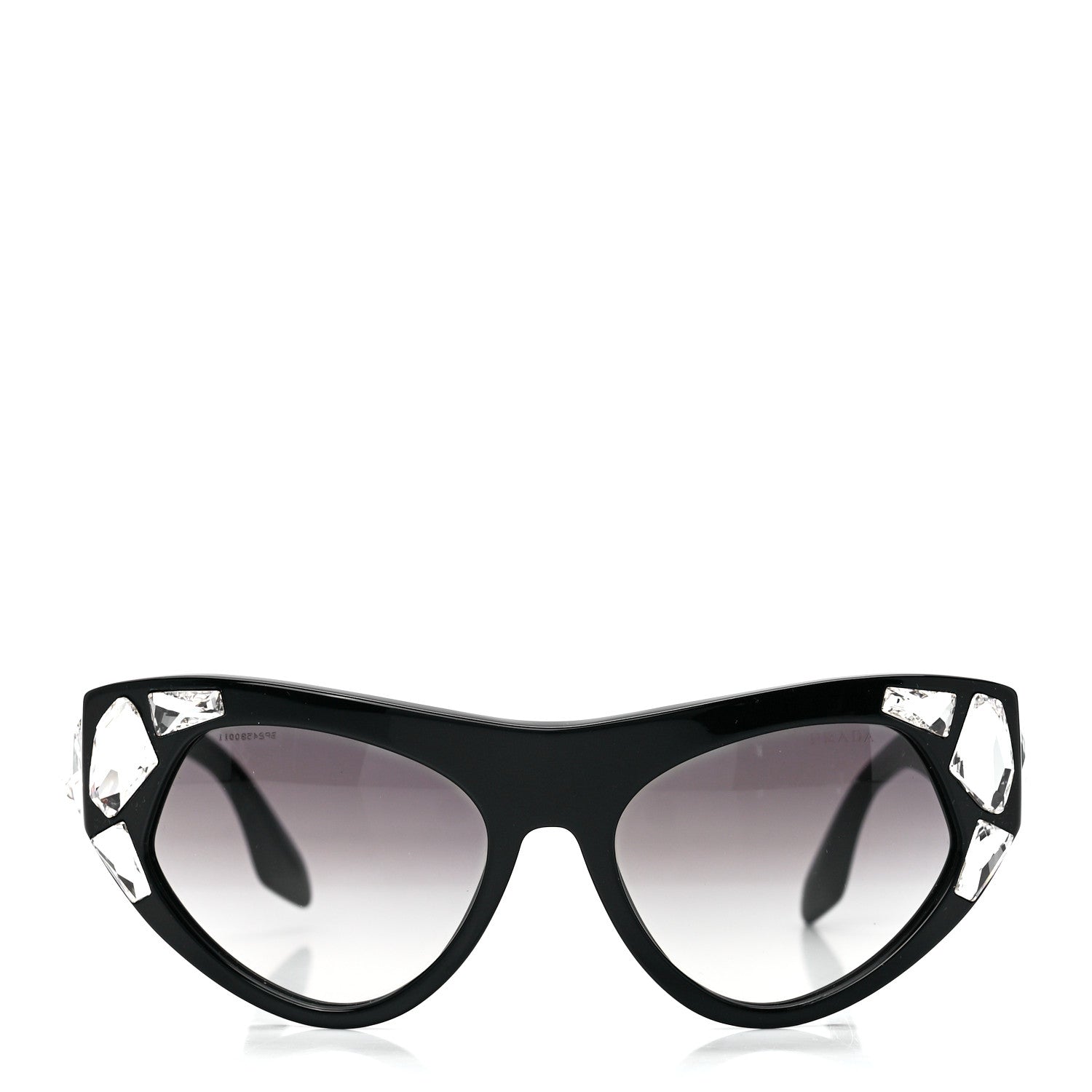Prada Crystal Voice Sunglasses SPR 21Q Black 2 of 9
