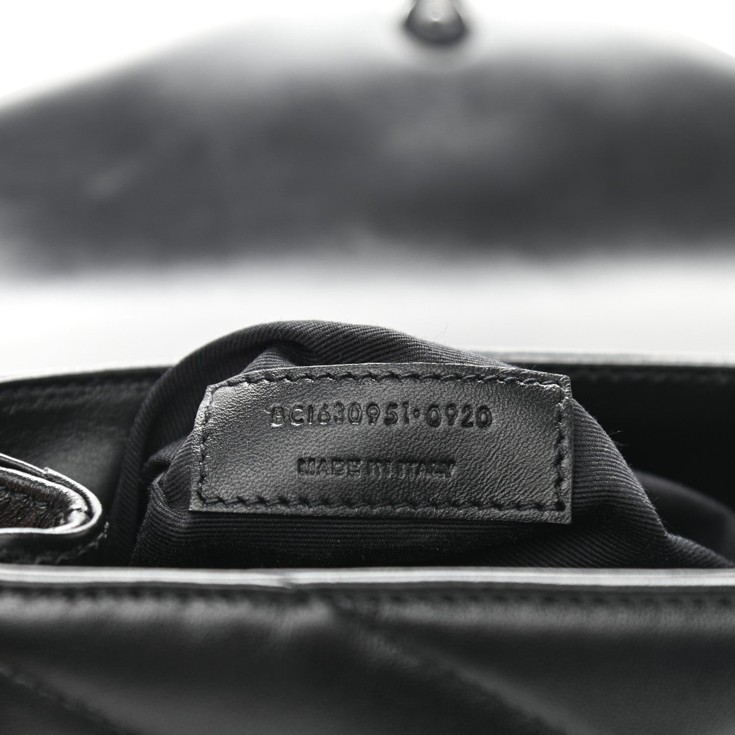 Saint Laurent Calfskin Y Quilted Monogram Toy Loulou Crossbody Bag Black 7 of 10