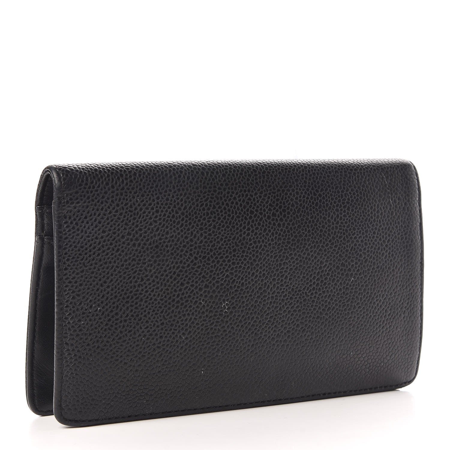 Chanel Caviar Timeless CC Yen Wallet Black 3 of 14