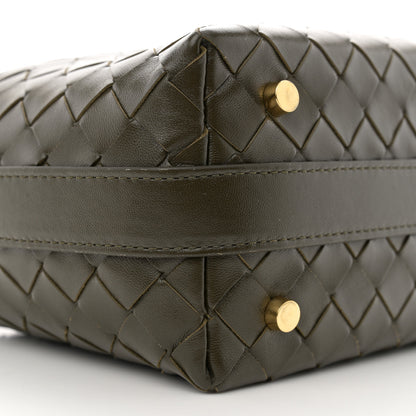 Bottega Veneta Calfskin Nappa Intrecciato Mini Wallace Kaki 9 of 11