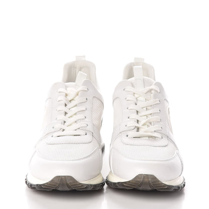 Louis Vuitton Calfskin Mesh Run Away Sneakers 39 White 2 of 10