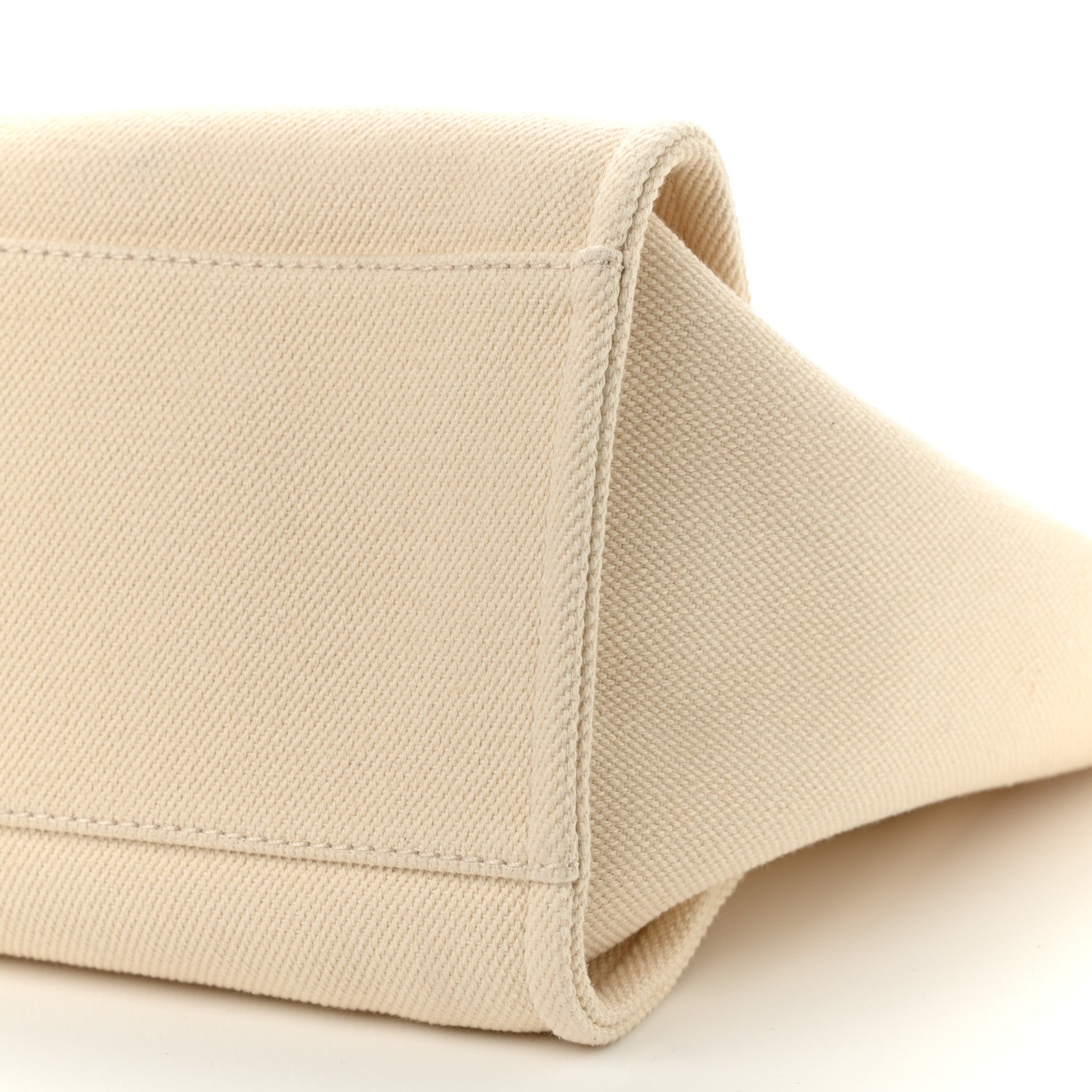 Chanel Canvas Pearl Medium Deauville Tote Ecru Beige 10 of 15