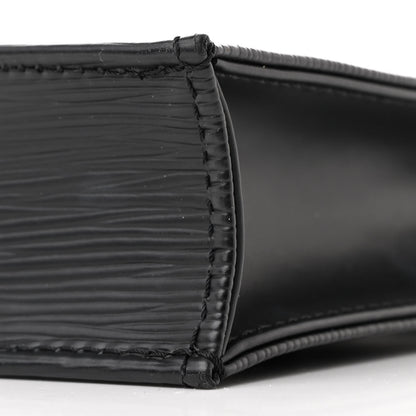 Louis Vuitton Epi Petit Sac Plat Black 9 of 9