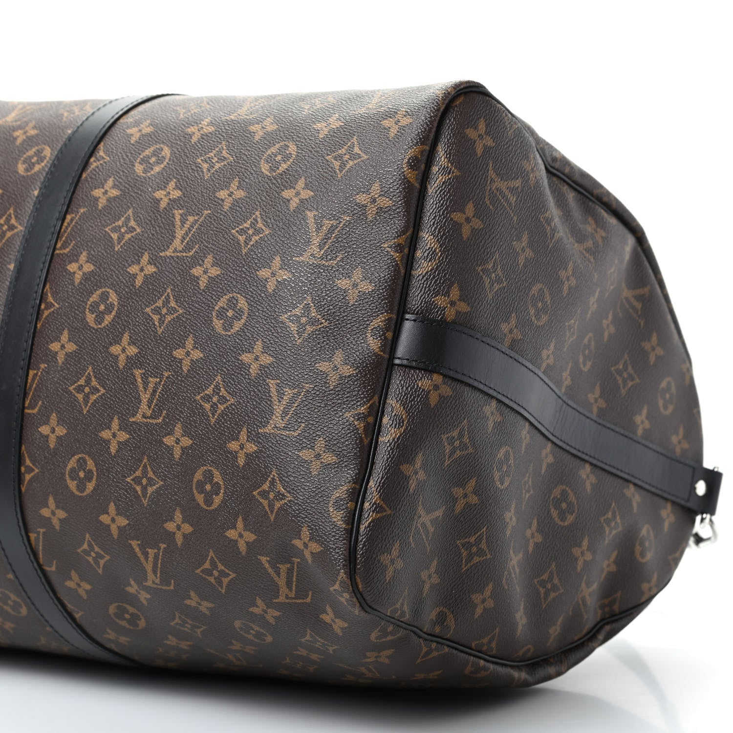 Louis Vuitton Monogram Macassar Keepall Bandouliere 55 6 of 9