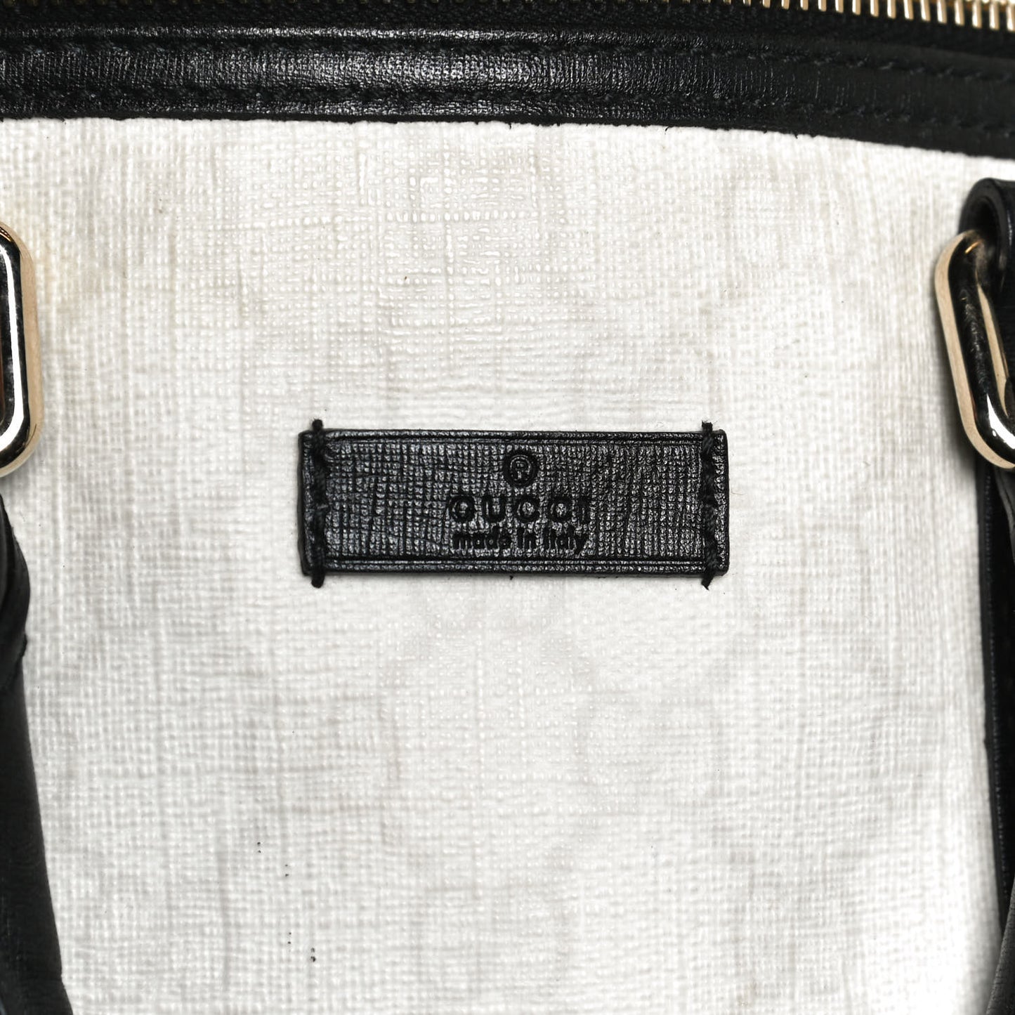 GG Plus Monogram Medium Joy Boston White Black