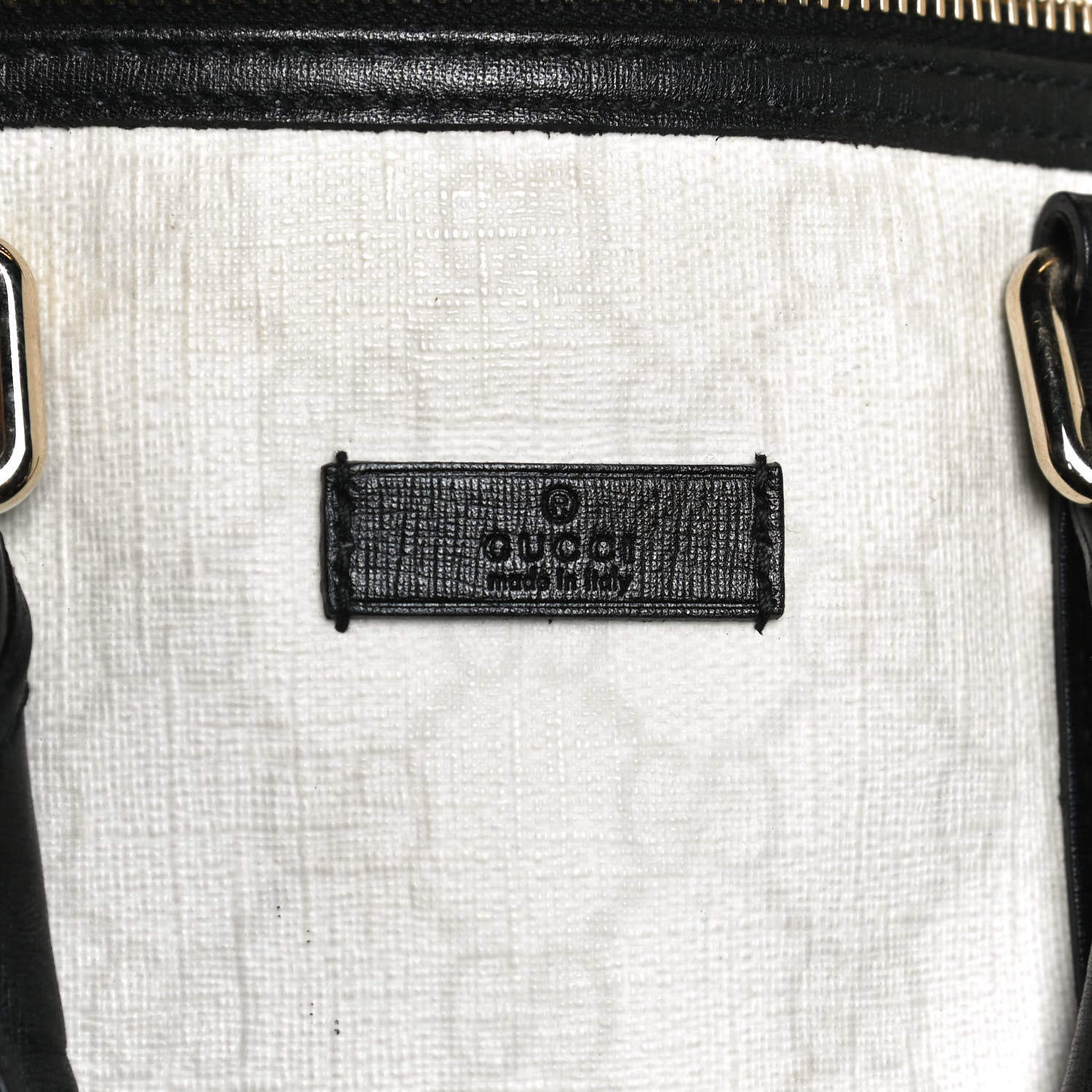 Gucci GG Plus Monogram Medium Joy Boston White Black 9 of 12