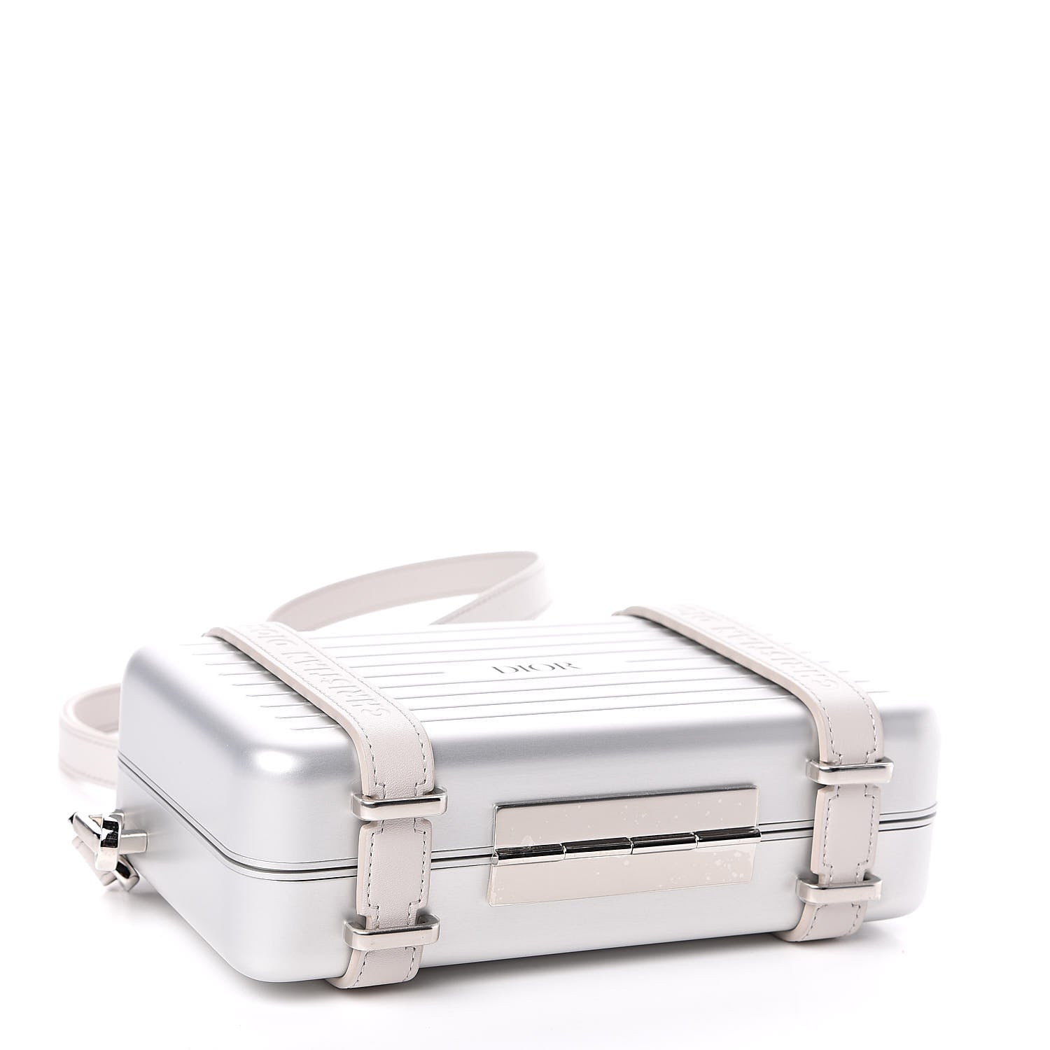 Christian Dior X RIMOWA Aluminum Personal Clutch On Strap Silver 4 of 13