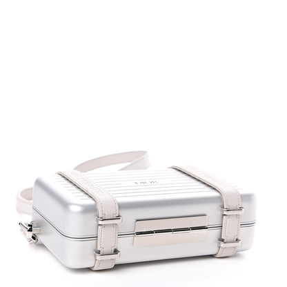 Christian Dior X RIMOWA Aluminum Personal Clutch On Strap Silver 4 of 13
