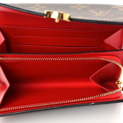 Louis Vuitton Monogram Flore Compact Wallet Coquelicot 5 of 7