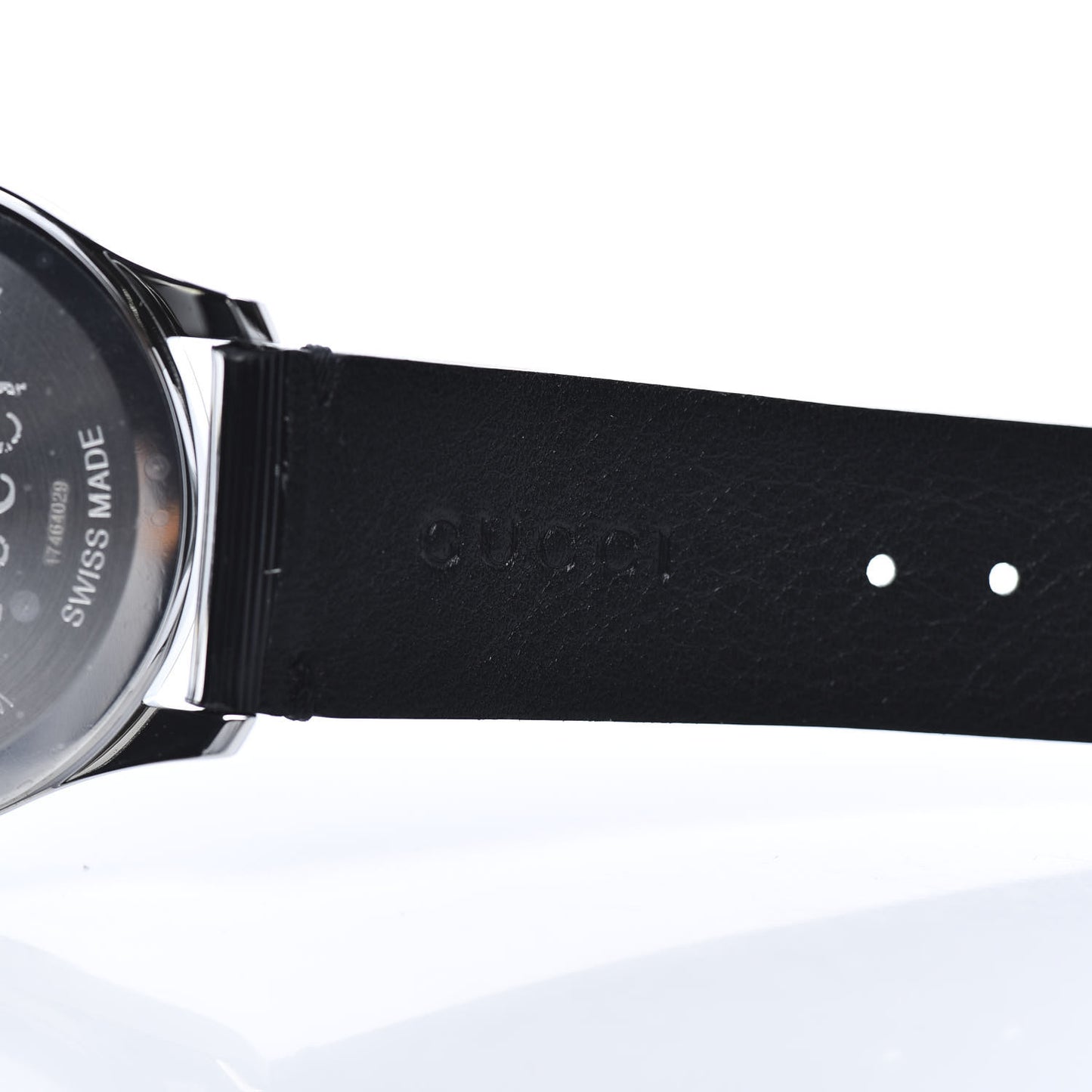 Stainless Steel Calfskin 38mm G-Timeless Bee Star Hologram Quartz Watch Black