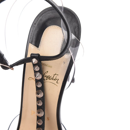 Christian Louboutin Kid PVC Nosy Spikes 100 Pumps 37 Black 9 of 9