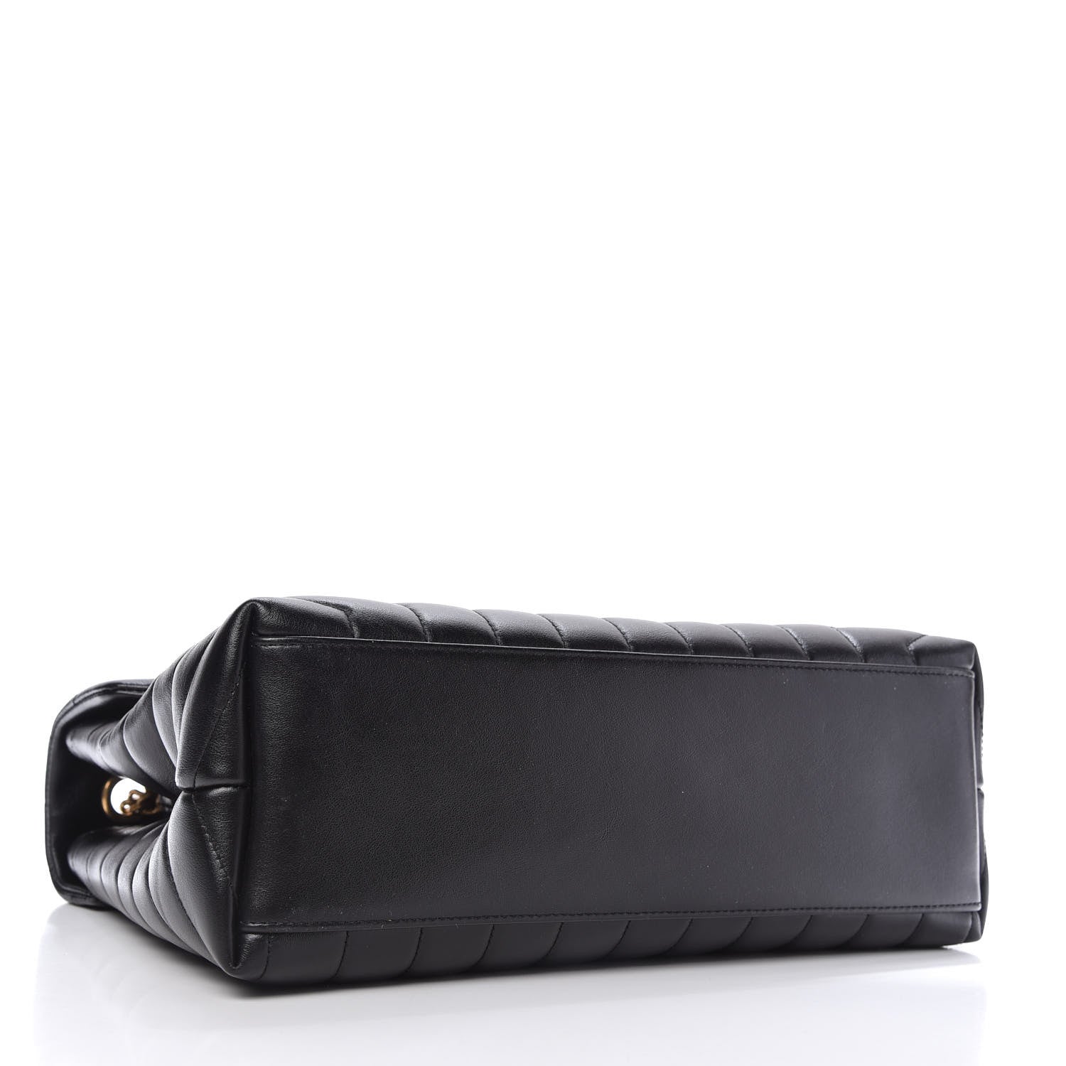 Saint Laurent Calfskin Y Quilted Monogram Medium Loulou Chain Satchel Black 4 of 10