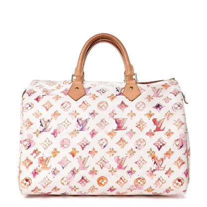 Louis Vuitton Watercolor Aquarelle Speedy 35 White 1 of 19