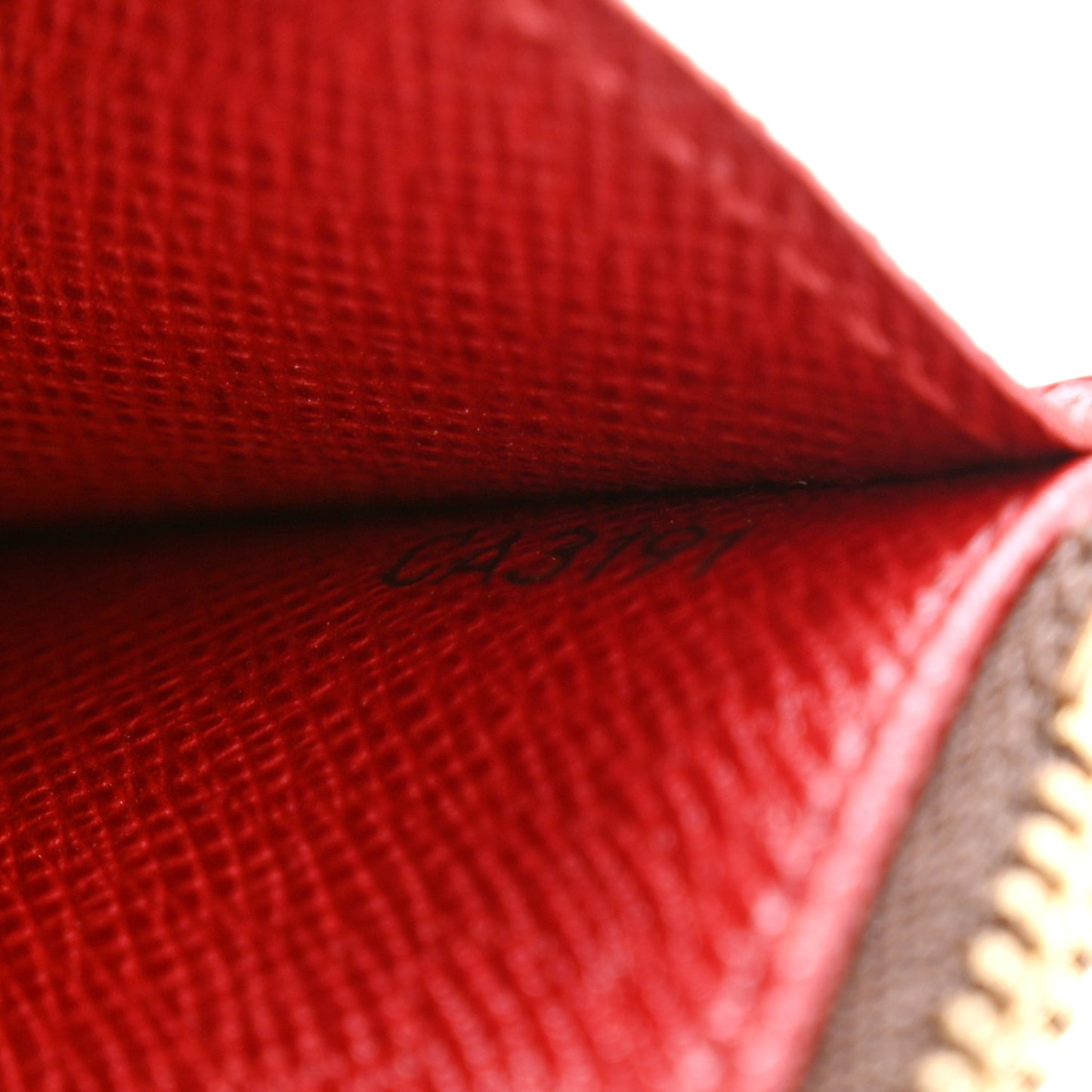Monogram Emilie Wallet Rouge