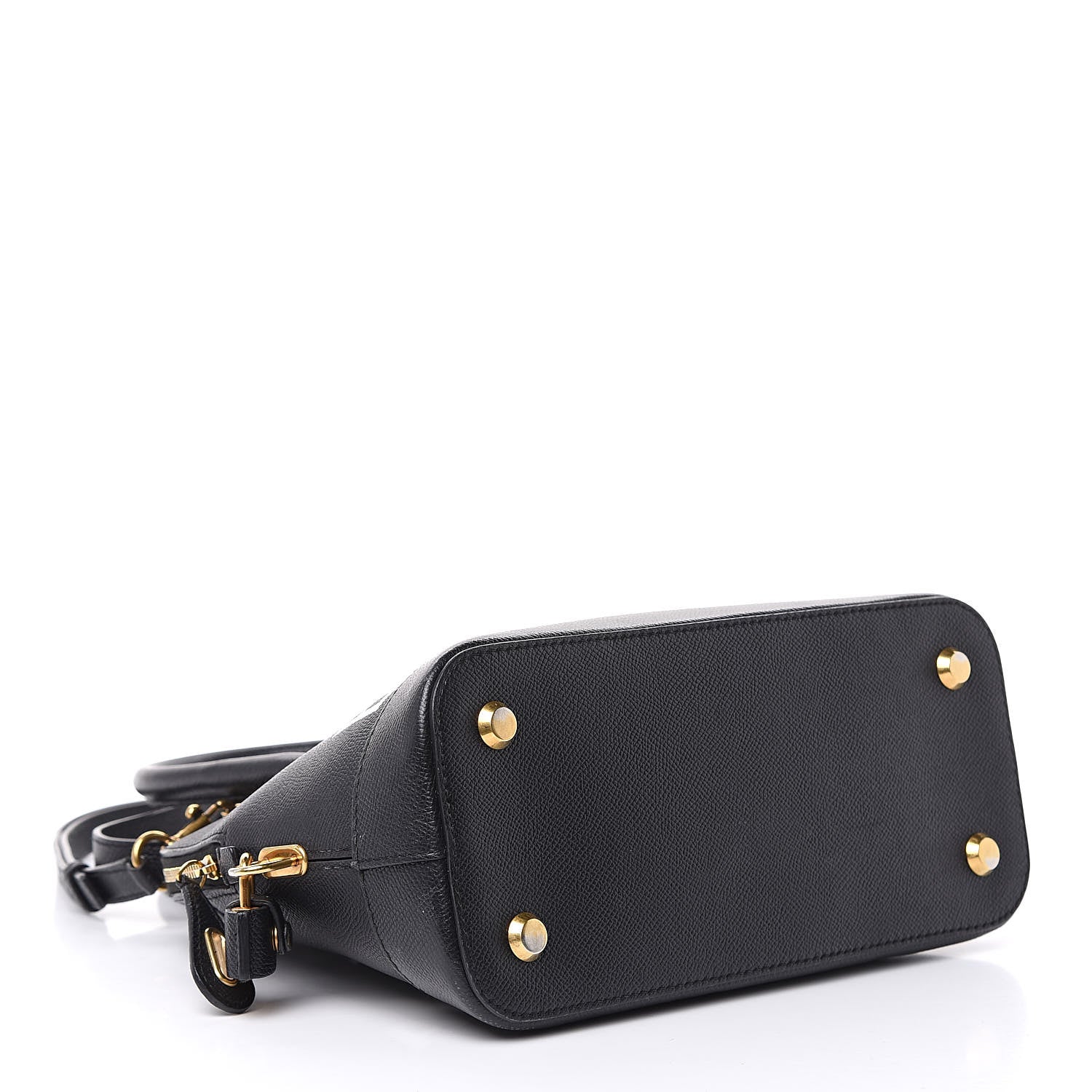 Balenciaga Signature Grained Calfskin Logo S Ville Top Handle Bag Black 4 of 13