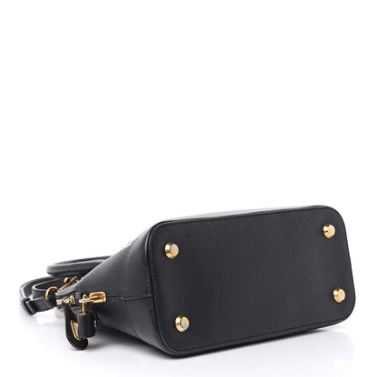 Balenciaga Signature Grained Calfskin Logo S Ville Top Handle Bag Black 4 of 13
