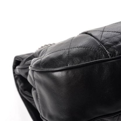 Chanel Calfskin Coco Pleats Flap Black 8 of 19