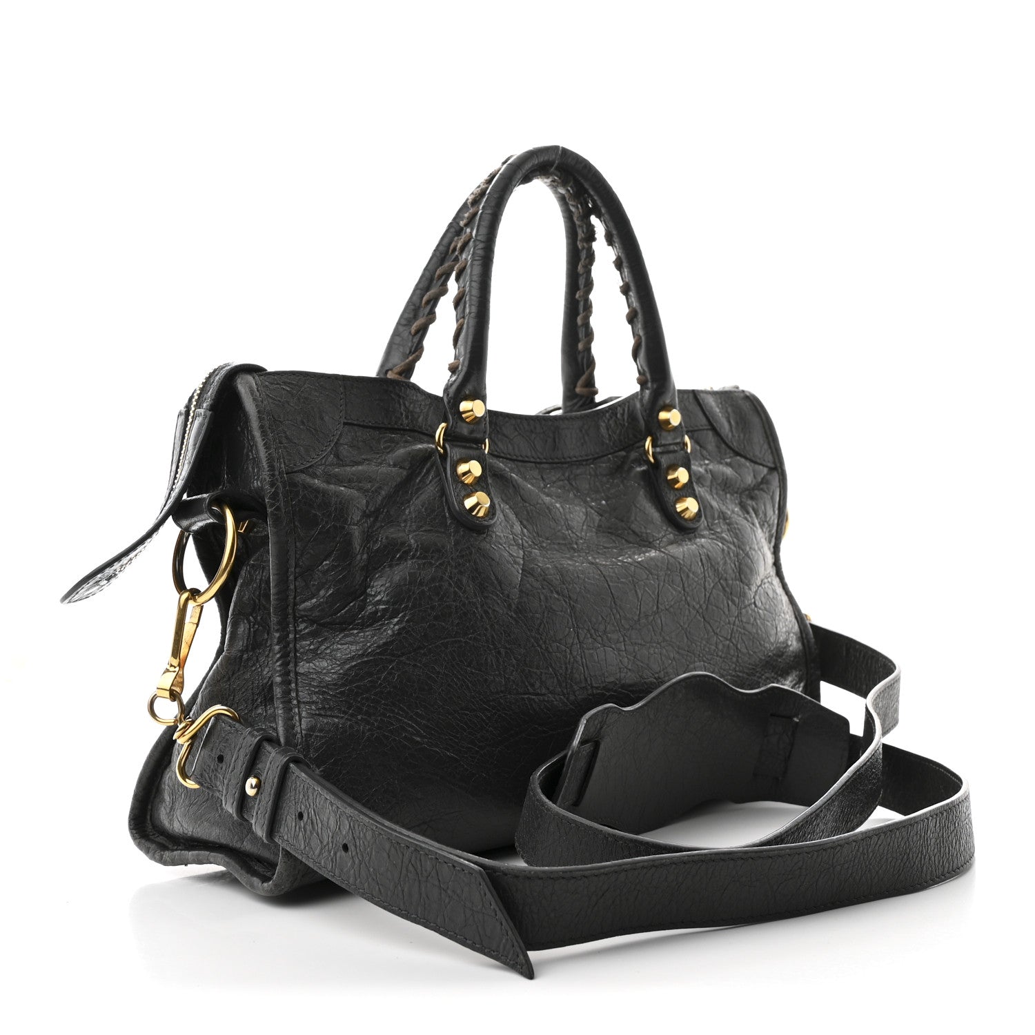 Balenciaga Agneau Classic Gold Hardware S City Gris Fossile 4 of 12