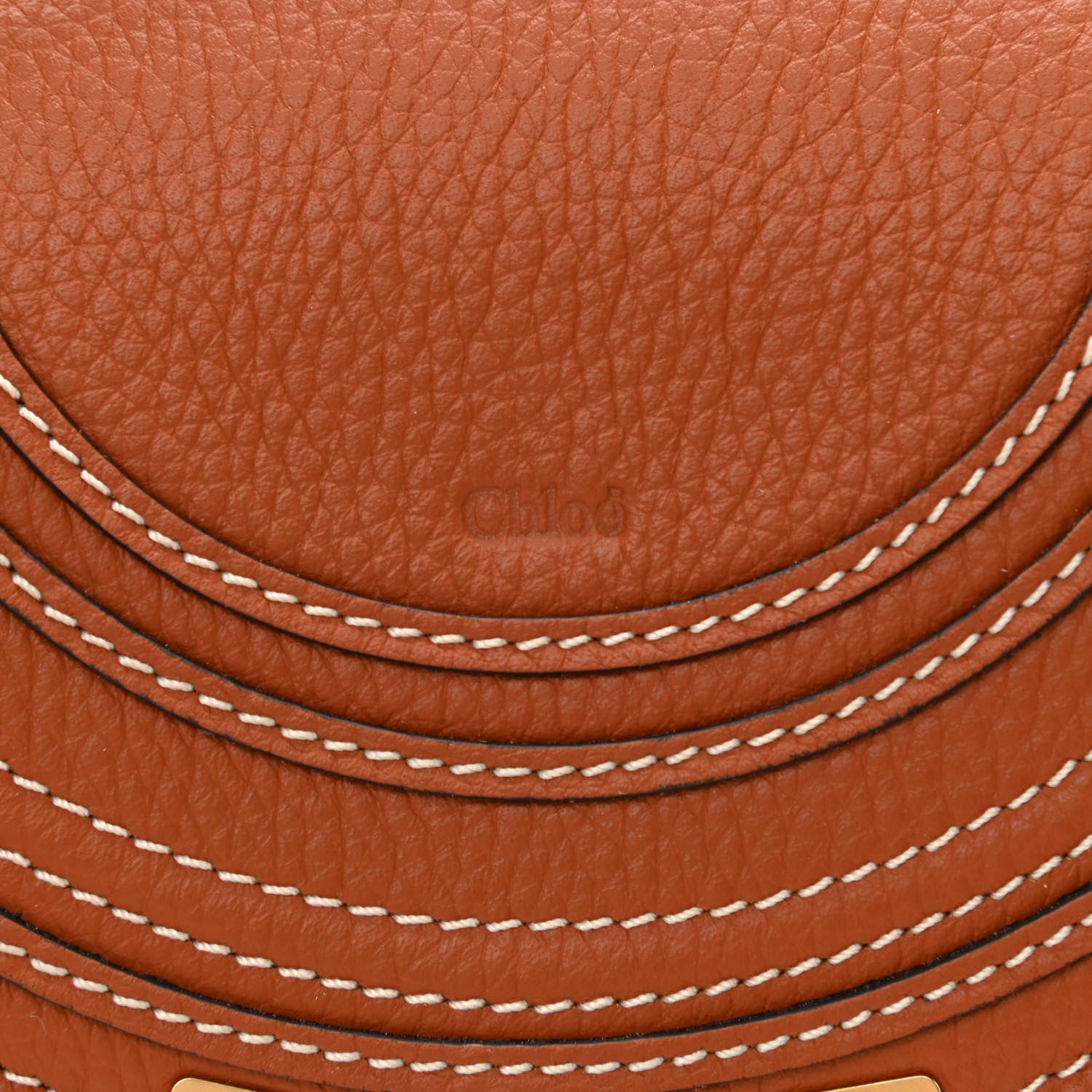 Chloe Raffia Calfskin Marcie Basket Tan 6 of 8