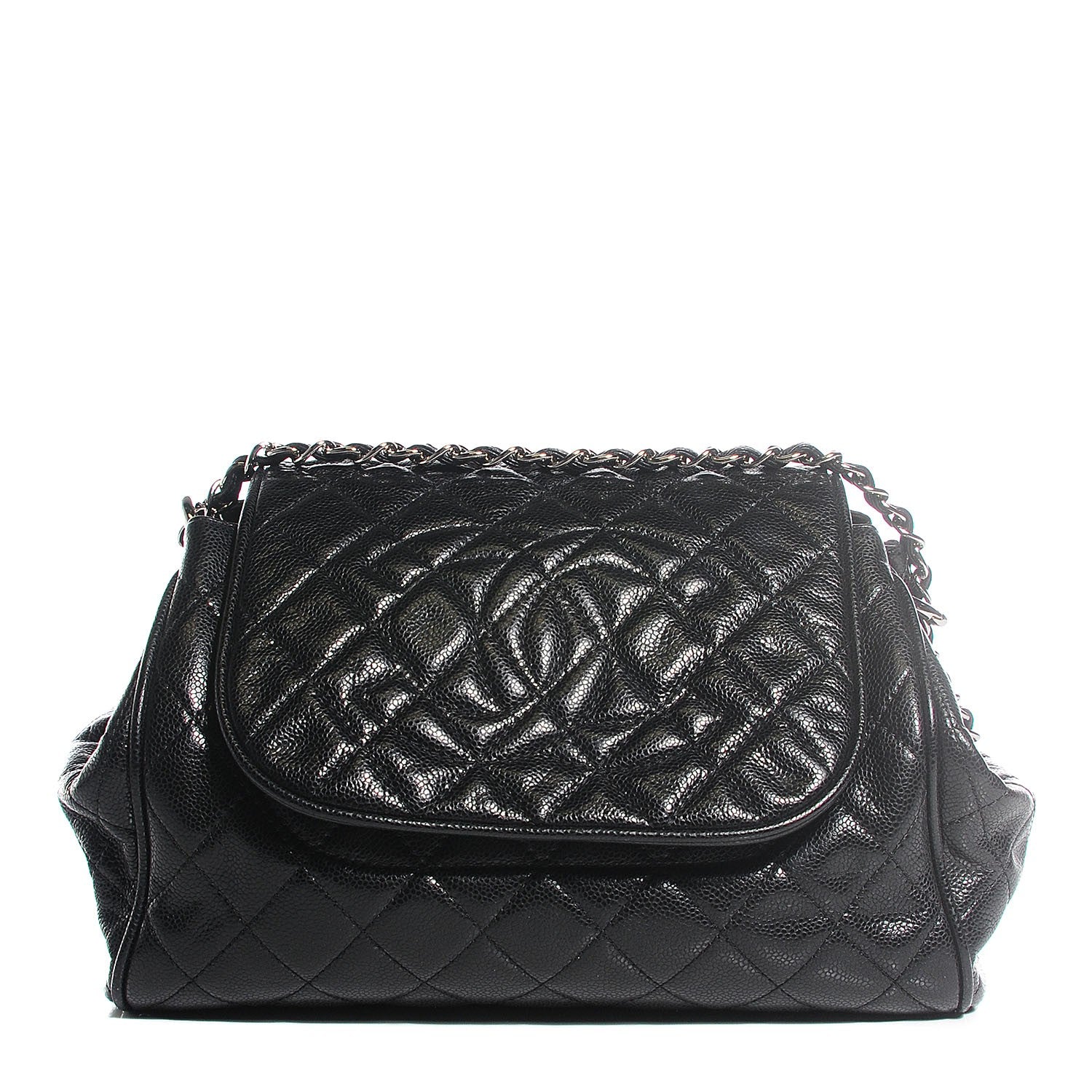 Chanel Caviar Quilted Timeless Accordion Flap Black 1 of 8
