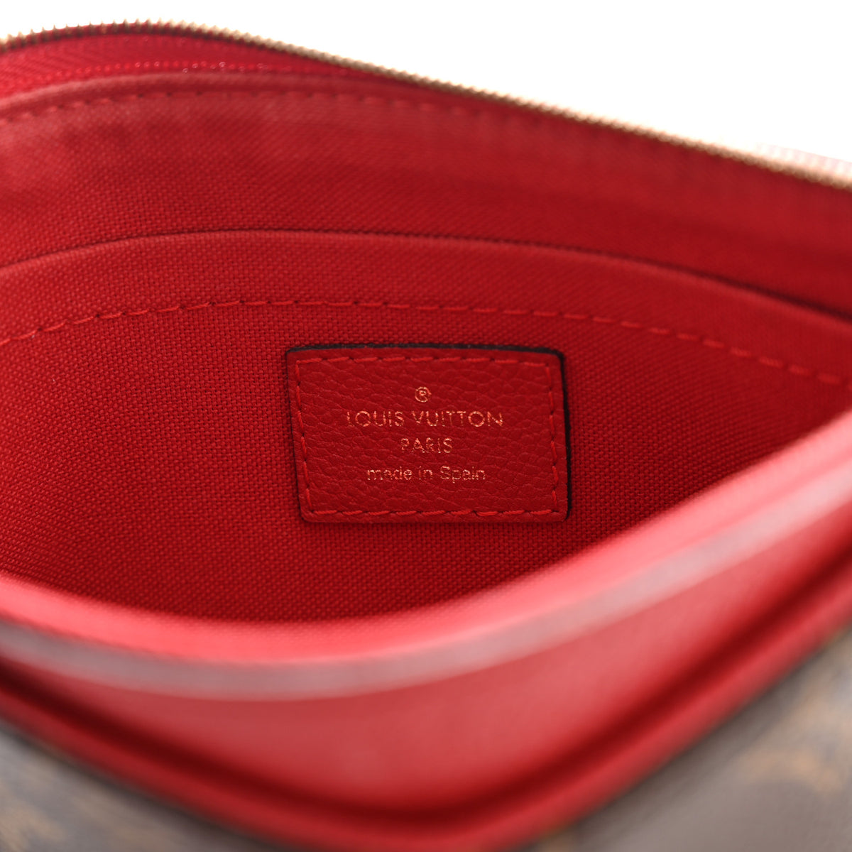 Monogram Pallas Clutch Cherry