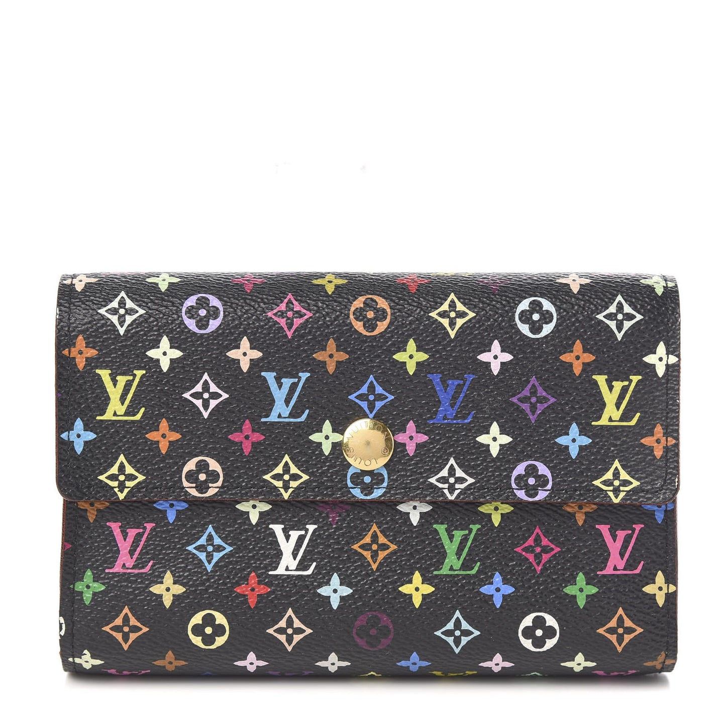 Monogram Multicolor Alexandra Wallet Black
