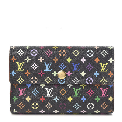 Louis Vuitton Monogram Multicolor Alexandra Wallet Black 1 of 7