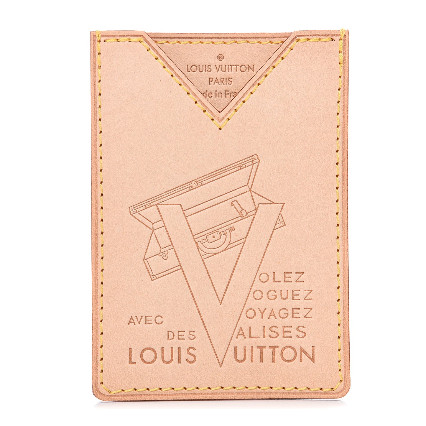Vachetta Voyages Card Holder