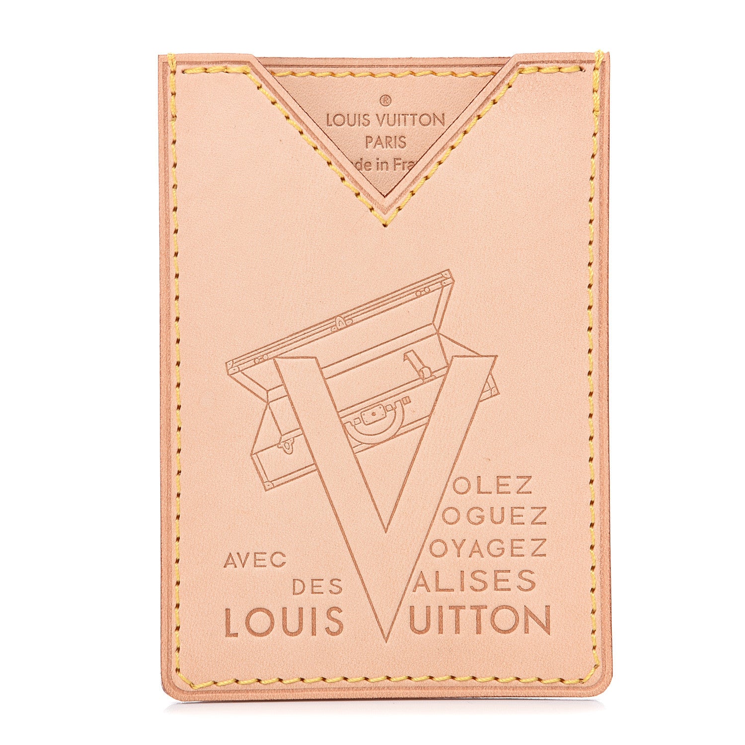 Louis Vuitton Vachetta Voyages Card Holder 1 of 5