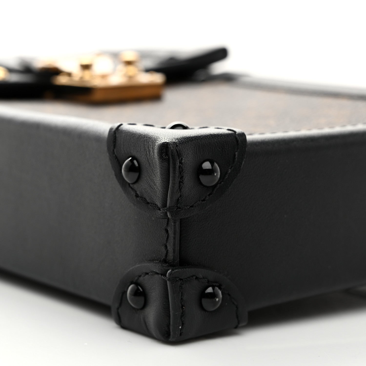 Louis Vuitton Monogram Pochette Trunk Verticale Black 9 of 10