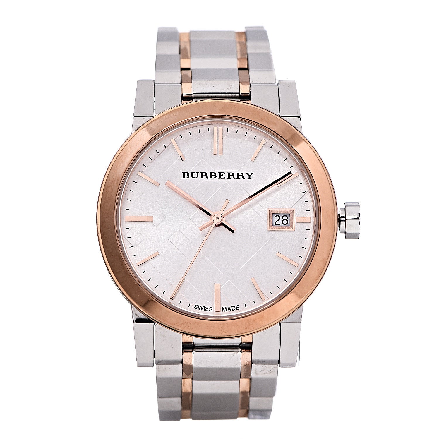Burberry Stainless Steel 34mm The City Quartz Watch BU9105 1 of 11