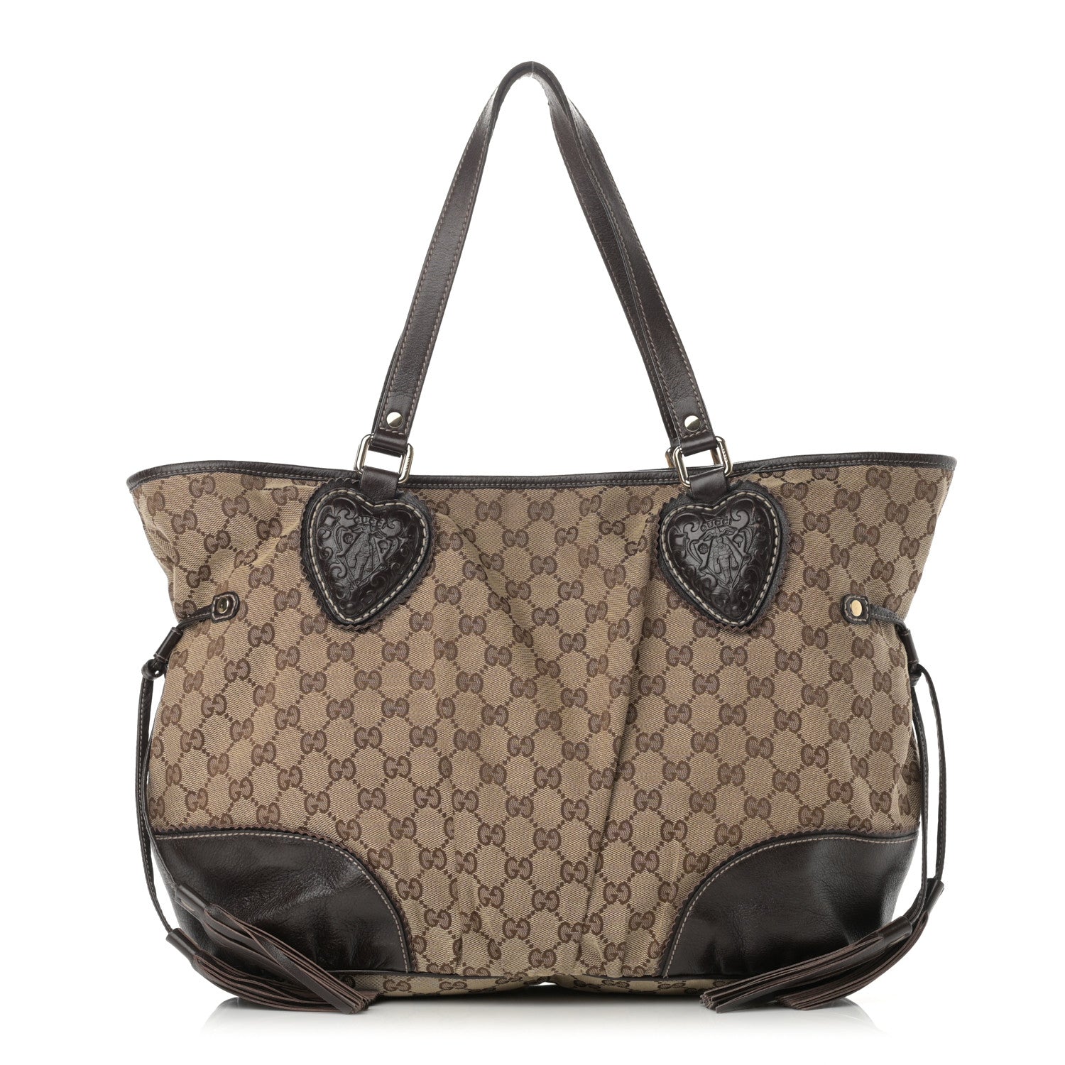 Gucci Monogram Large Tribeca Tote Brown 1 of 16