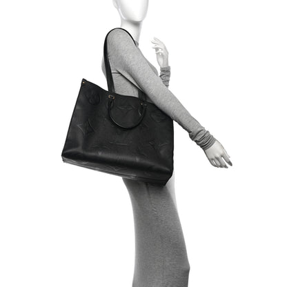 Louis Vuitton Empreinte Monogram Giant Onthego GM Black 2 of 13