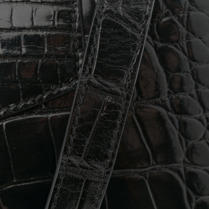Louis Vuitton Brilliant Alligator Capucines PM Black 11 of 13