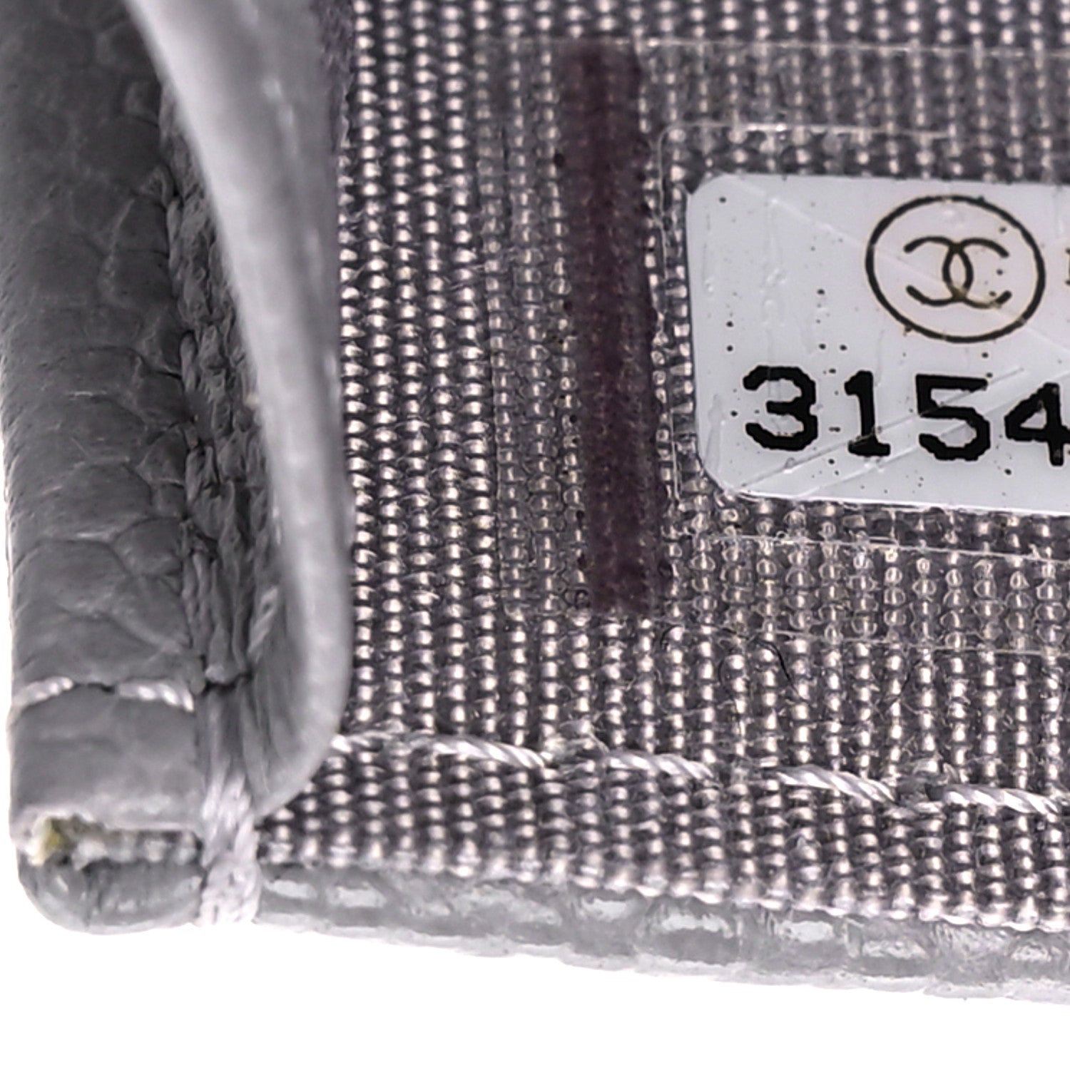 Chanel Caviar Quilted Miss Coco Clutch With Chain Grey 7 of 9