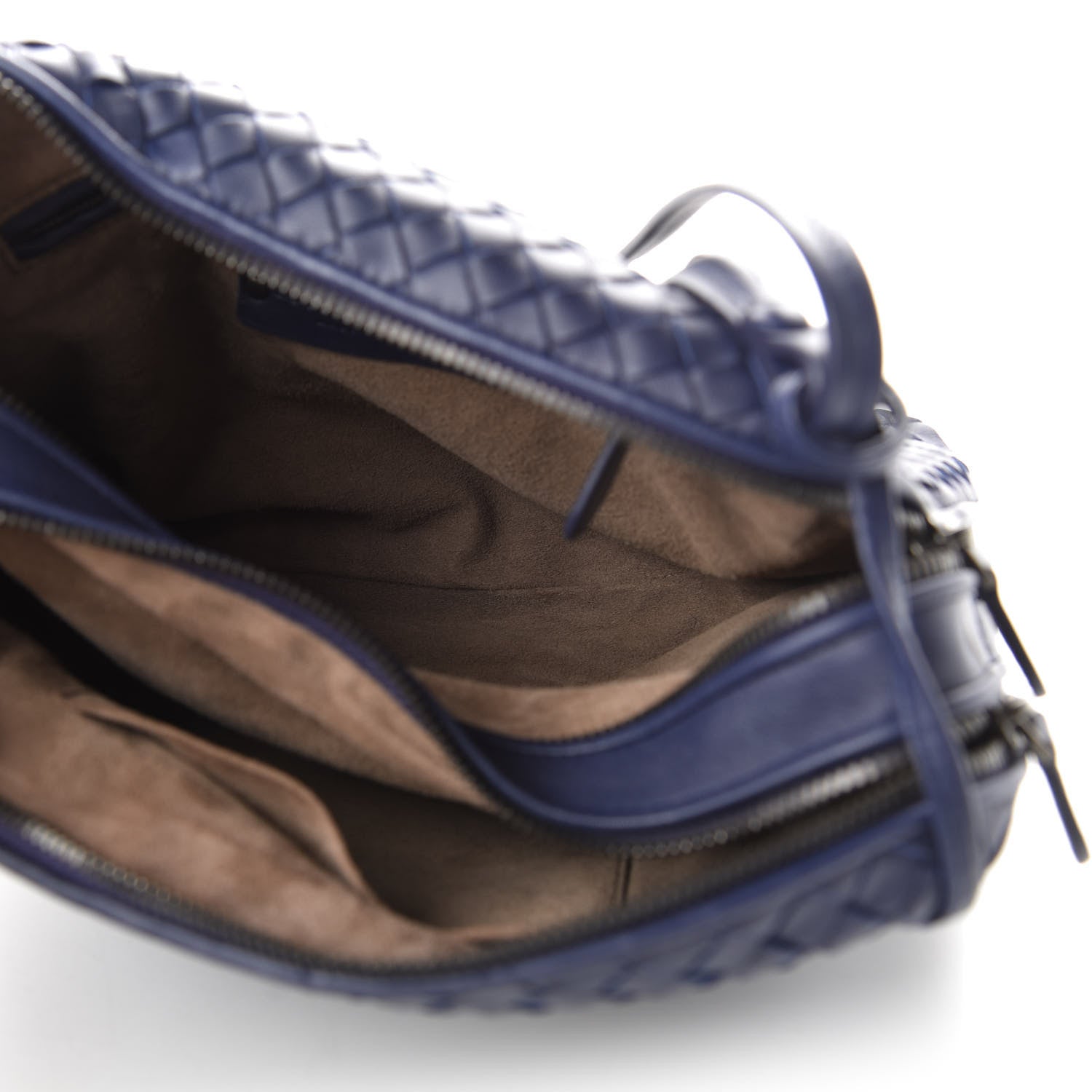Bottega Veneta Nappa Intrecciato Pillow Crossbody Messenger Atlantic 5 of 9