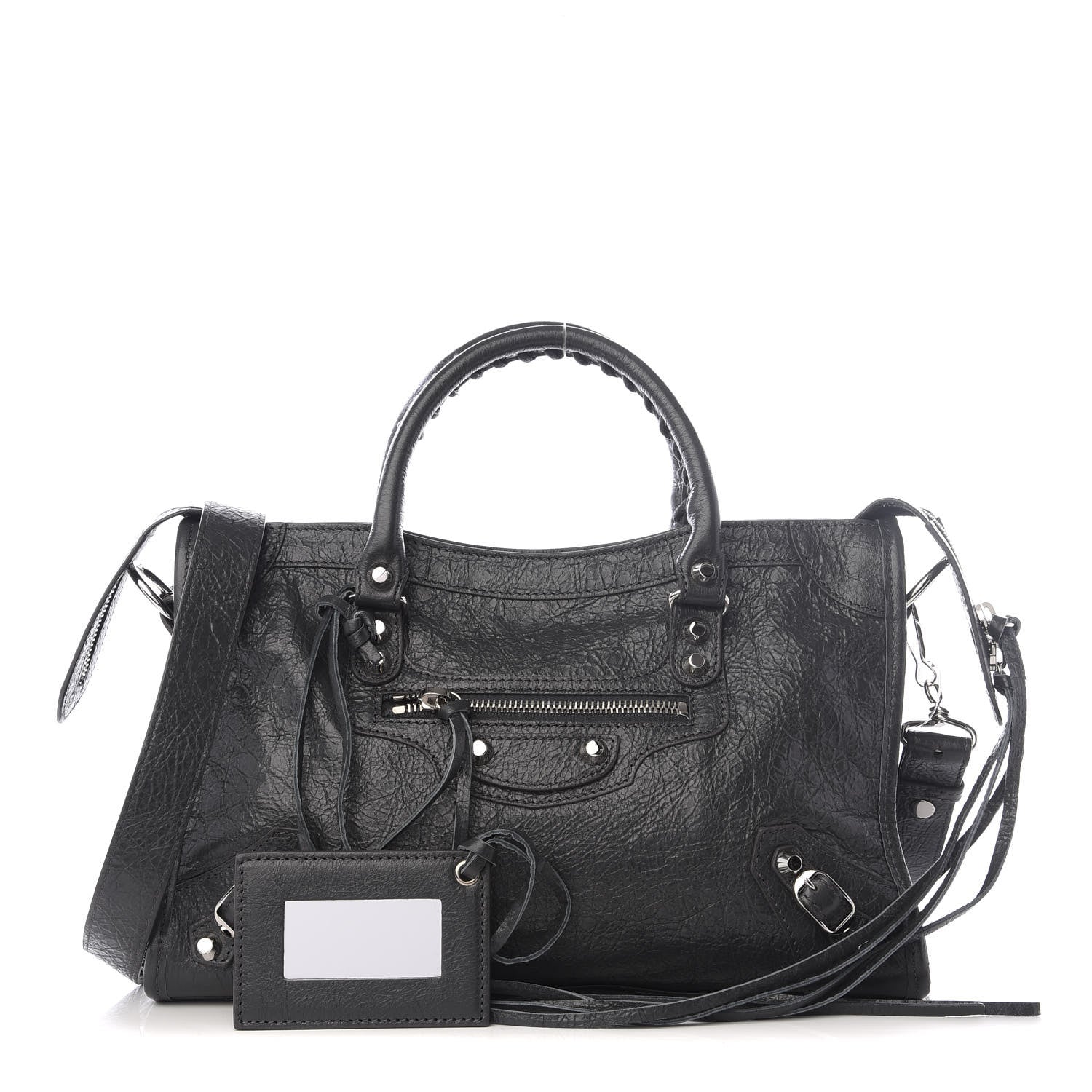 Balenciaga Agneau Classic Silver Hardware S City Gris Fossile 1 of 9