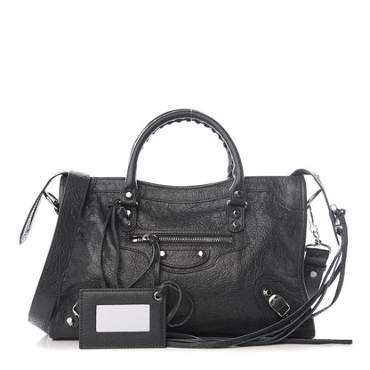 Balenciaga Agneau Classic Silver Hardware S City Gris Fossile 1 of 9