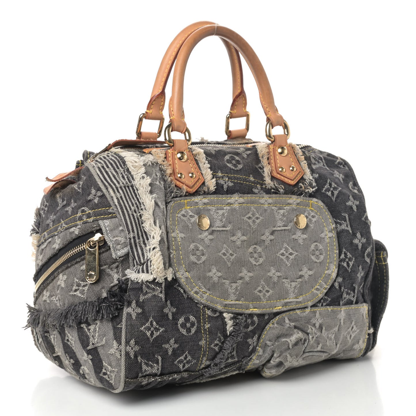 Denim Patchwork Speedy 30 Grey