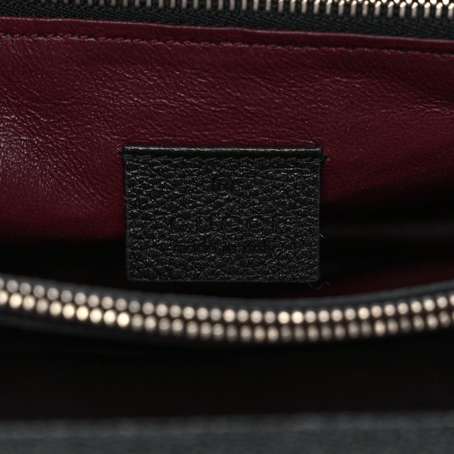 Grainy Calfskin Small Zumi Top Handle Bag Black