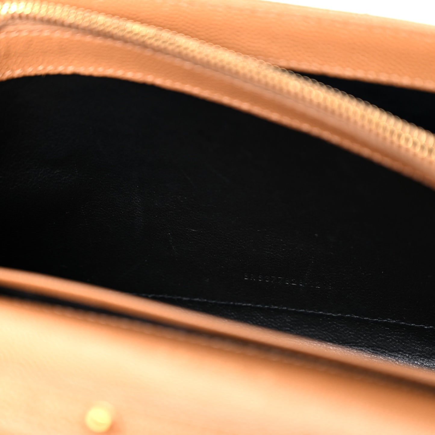 Grain De Poudre Matelasse Chevron Monogram Chain Wallet Dune